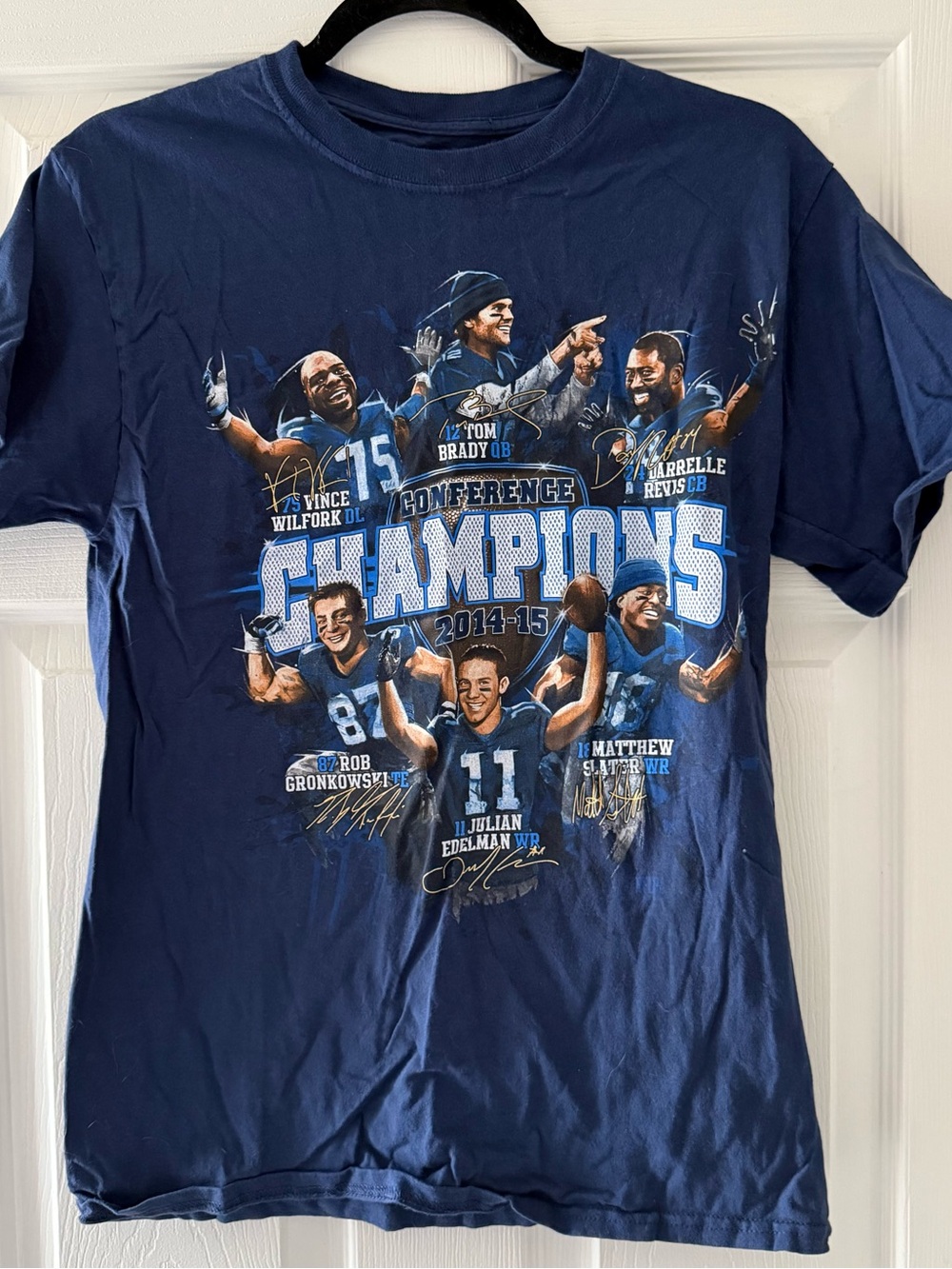 Vintage 2014-15 New England Patriots Conference Champions Tee